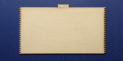 LCC 74-21A O gauge brick wall panel 88mm high